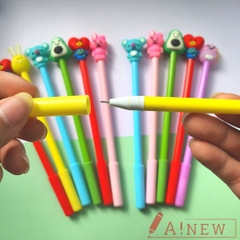 Bút Mực Gel Ngòi Xanh Dể Thương-Bút Gel Mực hình Thú