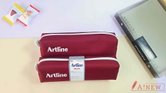 Bóp bút đỏ đựng viết Artline