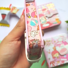 Sổ tay mini hoạ tiết dể thương A7 / sổ tay nút cài nam châm / sổ mini dể thương