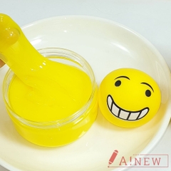 Slime bơ tặng kèm mochi mặt cười giải trí