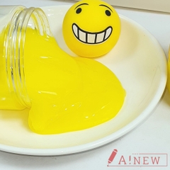 Slime bơ tặng kèm mochi mặt cười giải trí