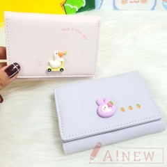 Ví cầm tay mini nữ-ví đựng tiền dễ thương