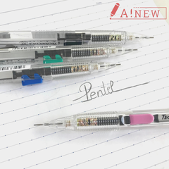 Bút Chì Kim Bấm thân Pentel 0.5mm - PD105 kèm tẩy
