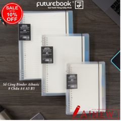 Sổ còng Binder 8 chấu FutureBook A4 - A5 - B5