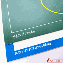 Bảng dẻo tách hộp 4 ô trắng / bảng trắng viết bút lông / Bảng xanh viết phấn / bảng tách ô 2 mặt / bảng học sinh / Bảng chống lóa