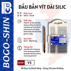 Đầu Bắn Vít Dài Silic 110mm Bogo-Shin