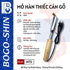 Mỏ Hàn Thiếc Cán Gỗ 100W Bogo-Shin