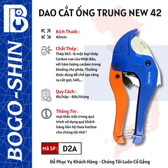 Dao Cắt Ống Trung New BoGo-Shin 42