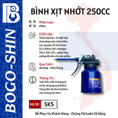 Bình Xịt Nhớt 250cc Bogo-Shin