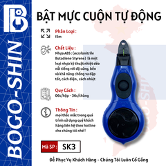 Bật Mực Cuộn Tự Động 15m Bogo-Shin