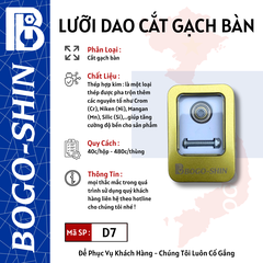 Lưỡi Dao Cắt Gạch Bàn Bogo-Shin