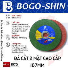 Đá Cắt 2 Mặt Cao Cấp 107mm Bogo-Shin