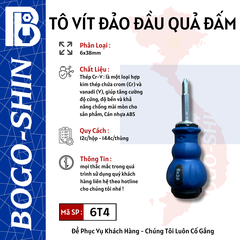 Tô Vít Đảo Đầu Quả Đấm 6x38mm Bogo-Shin