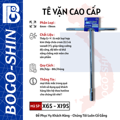 Tê Vặn Cao Cấp 6mm-19mm Bogo-Shin