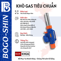 Khò Gas Tiêu Chuẩn Bogo-Shin