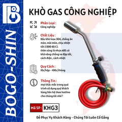 Khò Gas Công Nghiệp BOGO - SHIN