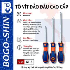 Tô VíT Đảo Đầu Cao Cấp 6x100mm, 6x150mm, 6x200mm Bogo-Shin
