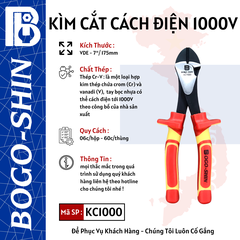 Kìm Cắt Cách Điện VDE 7