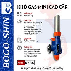 Khò Gas Mini BOGO-SHIN Cao Cấp
