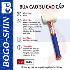Búa Cao Su Cao Cấp 500g & 700g Bogo-Shin