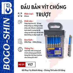 Đầu Bắn Vít SILIC Chống Trượt Cao Cấp 65mm,110mm, 150mm Bogo-Shin