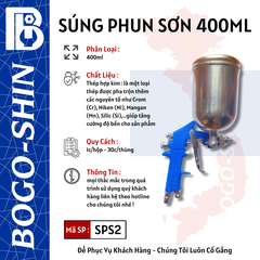 Súng Phun Sơn 400ml & 750ml Bogo-Shin