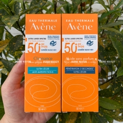 Kem Chống Nắng Avene Dry Touch Fluide SPF50+ 50ml / Avene Mattifying Cleanance SPF50+ 50ml