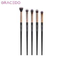 GRACEDO SHAINAB 5 Chiếc SHAINAB Bộ Cọ Mắt Cao Cấp Màu Đen & Vàng