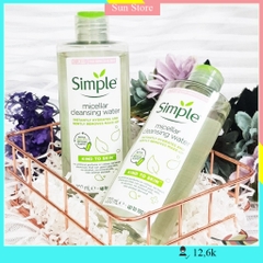Nước tẩy trang Simple kind to skin micellar cleansing water