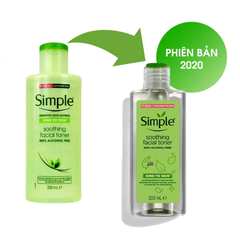 Nước Hoa Hồng (Toner) Simple Dành Cho Da Nhạy Cảm 200ml
