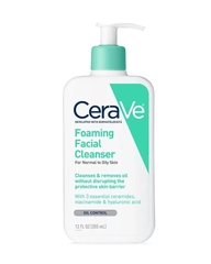 Sữa Rửa Mặt CeraVe Hydrating, Foaming - Cho Da Dầu, Khô, Nhạy Cảm 236ml/473ml