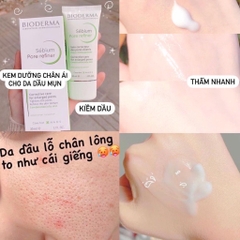 Kem se nhỏ lỗ chân lông Bioderma Sebium Pore Refiner 30ml
