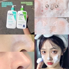 Sữa Rửa Mặt CeraVe Hydrating, Foaming - Cho Da Dầu, Khô, Nhạy Cảm 236ml/473ml