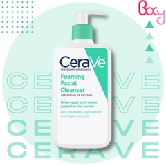 Sữa Rửa Mặt CeraVe Hydrating, Foaming - Cho Da Dầu, Khô, Nhạy Cảm 236ml/473ml