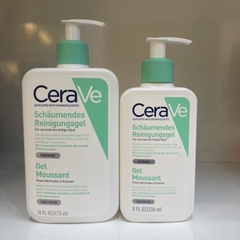 Sữa Rửa Mặt CeraVe Hydrating, Foaming - Cho Da Dầu, Khô, Nhạy Cảm 236ml/473ml