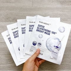Mặt Nạ Dưỡng Trắng SUR.MEDIC Bright Glutathione Mask 30g