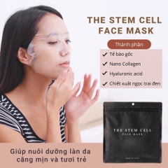 Mặt nạ NMN nâng cơ trẻ hóa da, mặt nạ tế bào gốc Nhật Bản, face mask (túi 30 miếng)