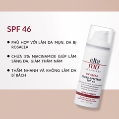 Kem Chống Nắng Elta MD UV Clear Broad-Spectrum SPF 46 Eltamd