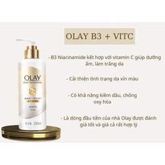 Sữa Tắm Trắng Da Olay B3+ Kết Hợp Vitamn C Bản Nội Địa Trung 500ml