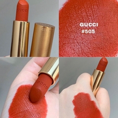 Son Gucci 505 Matte Janet Rust / 208 Hồng đất They Met in Argentina