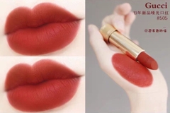 Son Gucci 505 Matte Janet Rust / 208 Hồng đất They Met in Argentina