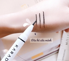 Bút Dạ Kẻ Mắt Karadium Vỏ Trắng siêu mảnh
