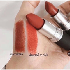 Son thỏi Mac Retro Matte Lipstick 646 Marrakesh 3g - Màu Đỏ Nâu Trầm