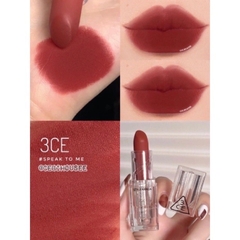 Son thỏi 3CE vỏ trong suốt 3CE Soft Matte Lipstick  Speak To Me  3.5g