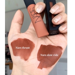 Son kem Nars Air Matte Lip Color Lose Control Morocco- Màu Cam Cháy,  Thrust - Màu Be Ấm 7.5 ML