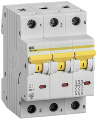 KARAT Công tắc tự động VA47-60M 3P C 20A 6kA IEK