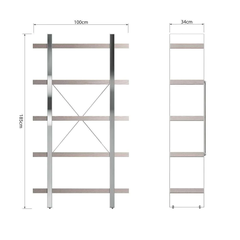 Kệ Sách Trang Trí ID-LBC (Large Bookcase)