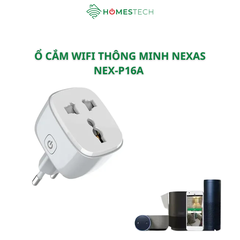 Ổ Cắm Wifi Thông Minh, Phích Cắm NEXAS NEX-P16A | Tắt Mở Bằng Điện Thoại Kết Nối Wifi Hẹn Giờ