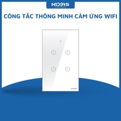 Công tắc thông minh cảm ứng Wifi NEXAS 04G - 4 NÚT