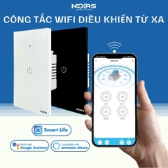 Công tắc thông minh cảm ứng Wifi NEXAS 04G - 4 NÚT